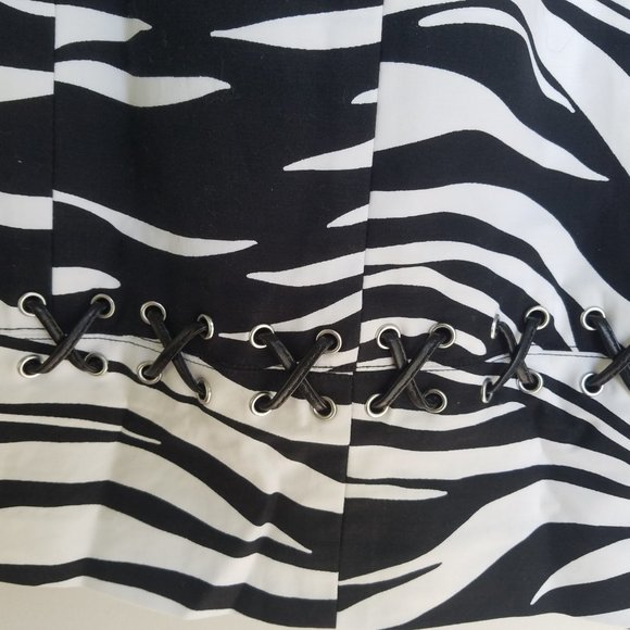 Michael Kors black and white zebra print Dress - Picture 2 of 6